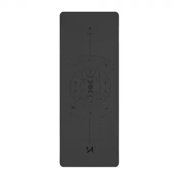 Wozinsky WNSP-NKB természetes gumiból készült jógamatrac - 183 x 61 x 0,5 cm - fekete
