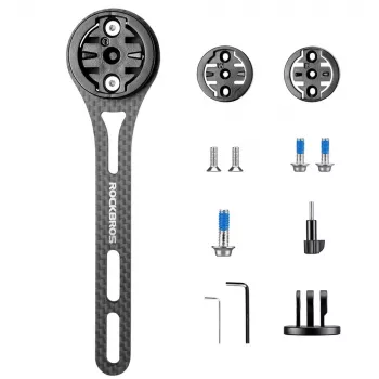 ROCKBROS FK-307W karbon kerékpár-számítógép tartó, fekete