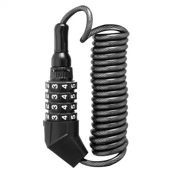 Rockbros T530 kerékpárzár sisakzárral - fekete