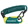 Rockbros RBK6N kombinációs kábeles zár - türkiz, 1200mm