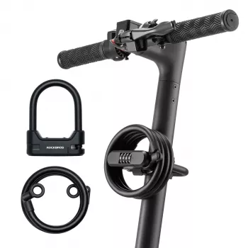 ROCKBROS RK242 elektromos roller tárcsafék-tárcsazár - fekete