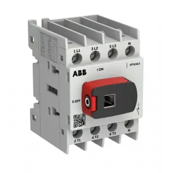 ABB OTOT63G1-4BSN2Plus terheléskapcsoló, 63 A, G1 méret, 4 pólusú