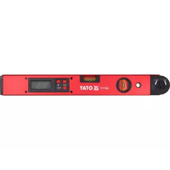 YATO elektronikus digitális szögmérő 400mm LCD-kijelzővel és Hold funkcióval