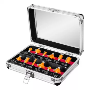 NEO TOOLS 12 darabos keményfém marószett, 8 mm szár, fatok