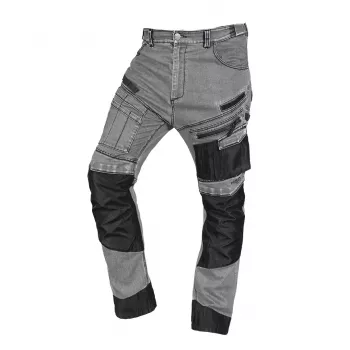 NEO TOOLS farmer munknadrág Oxford megerősítéssel, szürke, XL méret