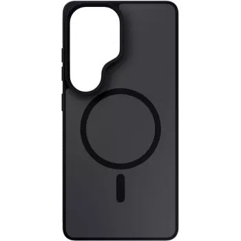 3MK Smoke MagCase Samsung Galaxy S26 Ultra - fekete áttetsző matt, MagSafe, Absorber175™ ejtésvédelem
