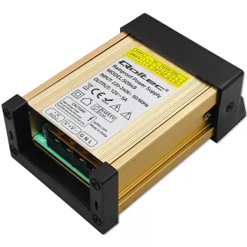 QOLTEC LED kapcsolóüzemű tápegység IP45 60W 12V 5A vízálló