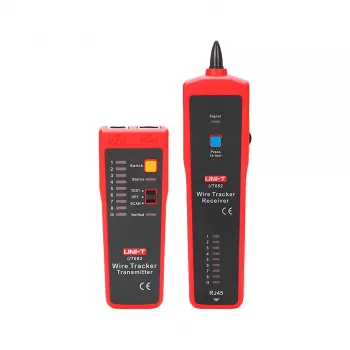 UNI-T UT682 kábelkereső és hálózatikábel-teszter RJ45/RJ11 támogatással