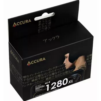 ACCURA AC-B1280BXL nagy hozamú fekete tintapatron Brother LC1280XLBK-hoz