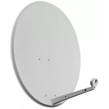 CORAB AS-80-PRO offset műholdas antenna 80 cm horganyzott acélból, világosszürke