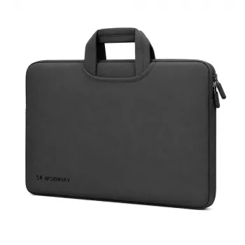 Wozinsky WNT-15B 15,6 colos neoprén laptoptok rejtett fogantyúval - fekete