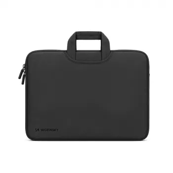Wozinsky WNT-15B 15,6 colos neoprén laptoptok rejtett fogantyúval - fekete