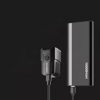 Rockbros RHL1600 első bringalámpa 1600 lumen külső USB-C tápellátással – fekete