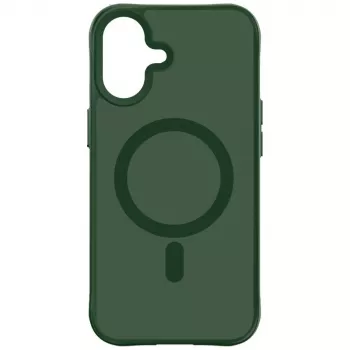 3MK Smoke MagCase Apple iPhone 17-hez – zöld áttetsző MagSafe tok katonai ejtésvédelemmel