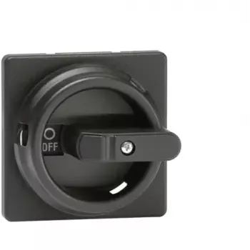 ABB OZ331SPB kerek forgómarkolat, fekete, 6 mm tengely, IP65, OT16-1250 terheléskapcsolókhoz