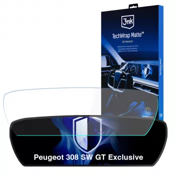 3MK PROTECTION TechWrap matt védőfólia a műszerfalra Peugeot 308 SW GT Exclusive-hoz