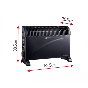 Adler MESKO MS 7741b konvektoros fűtőberendezés, fekete