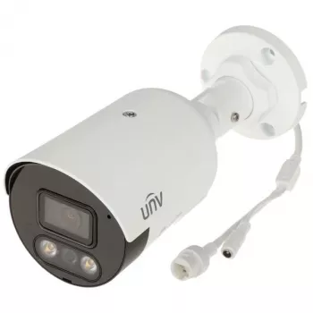 UNIVIEW IPC2124SB-ADF28KMC-I1 4MP IP kamera aktív elrettentéssel, 2,8 mm fix gyújtótávolság, IP67, PoE