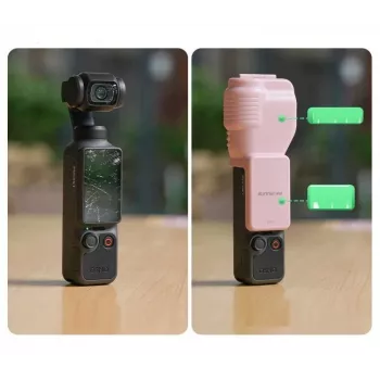 SUNNYLIFE védőtok DJI Osmo Pocket 4 kamerához – rózsaszín