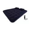 AVENLI XXL felfújható matrac szett 203x183x22 cm queensize lábspumpával és javítókészlettel