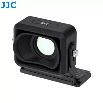 JJC LVF-BF 3x LCD keresőnagyító Sigma fp / fp L-hez Arca-Swiss gyorscserélő lappal és Peak Design Capture Clip V3 kompatibilitással (fekete)