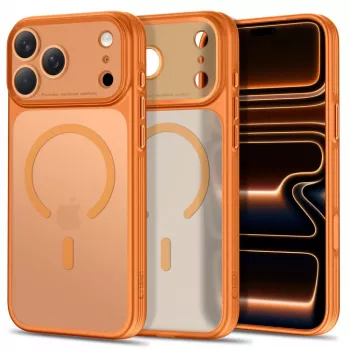 TECH-PROTECT MagPrime MagSafe tok iPhone 17 Pro Max / 18 Pro Max-hez - matt Cosmic Orange