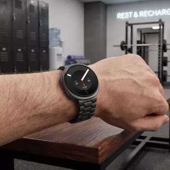TECH-PROTECT nemesacél szíj Samsung Galaxy Watch 8 / 9 / Classic (40 / 44 / 46 mm) fekete
