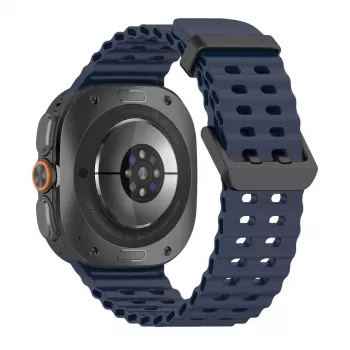 Tech-Protect Iconband Pro szilikon szíj Samsung Galaxy Watch Ultra 1/2 47mm-hez kék