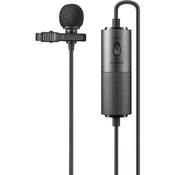 Godox LMS-60C lavalier mikrofon 6m omnidirekcionális elektret kondenzátor csíptetős mikrofon okostelefonokhoz, DSLR-ekhez és fényképezőgépekhez