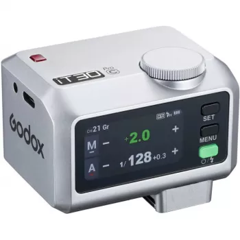 Godox iT30Pro TTL vaku Canonhoz 2,4G Wireless X rendszerrel - ezüst