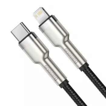 Baseus Cafule USB-C to Lightning PD 20W Fast Charging Cable 0.25m Black