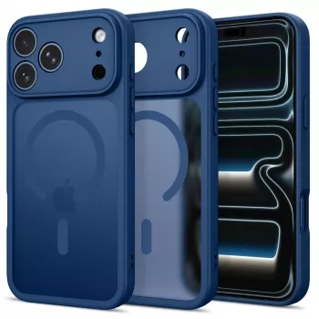 Tech-Protect Basicmag MagSafe tok iPhone 17 Pro Max / 18 Pro Max - matt sötétkék