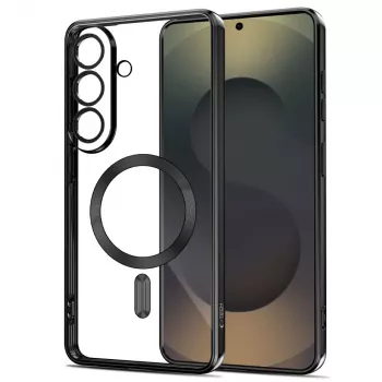 Tech-Protect MagFlex tok Samsung Galaxy S26+ - átlátszó fekete