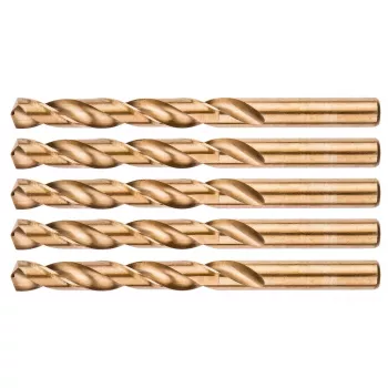 NEO TOOLS HSS-Co kobalt spirálfúró fémhez, 12,0 mm, 5 darabos csomag (DIN 338, 135° csúcsszög)