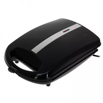 Adler AD 3078 szendvicssütő 4 szendvicshez, 1800 W, tapadásmentes lapok, függőleges tárolás, 2 jelzőlámpa, fekete (AD 3078)