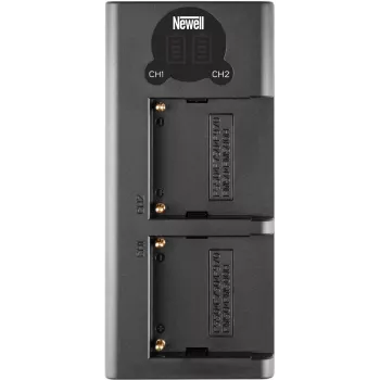 Newell DL-USB-C dual-channel charger for NP-F550/770/970 (NL2120)