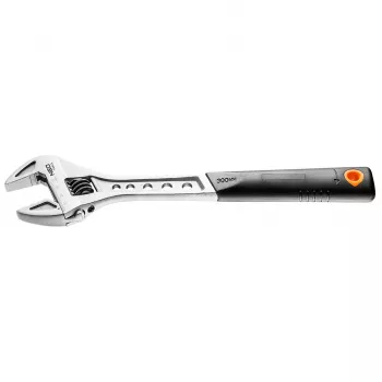 NEO TOOLS állítható csavarkulcs 300 mm, nyílás 0-38 mm, króm-vanádium acél, DIN 3117