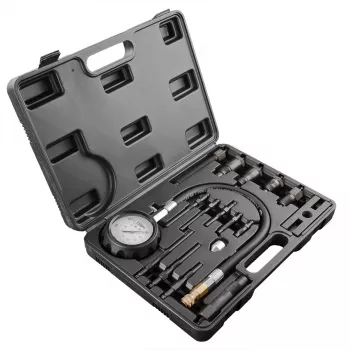 NEO TOOLS dízel kompressziós nyomásmérő, 16 részes készlet (0-70 bar / 0-1000 PSI)