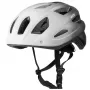 Vayox Active kerékpáros sisak LED-fénnyel, fehér-fekete, M méret (54-58 cm)