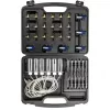 NEO TOOLS TOP-11-263 Common Rail befecskendező szivárgásvizsgáló készlet dízelmotorokhoz, 6 hengeres diagnosztikai készlet adapterekkel és táskával