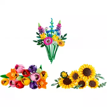 LEGO Botanicals nyári virágcsokor csomag – 756 részes botanikus építőkészlet felnőtteknek