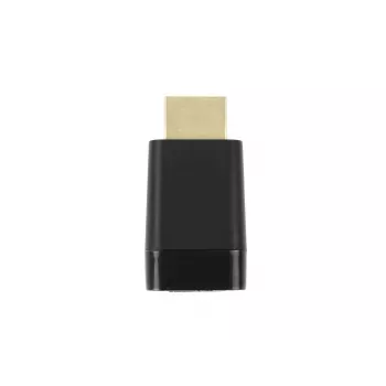 Accura HDMI-VGA adapter audio csatlakozóval, dugó-aljzat, 1080p, fekete