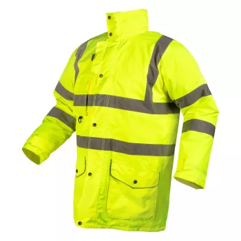 NEO TOOLS 81-716-XXL 5 az 1-ben láthatósági védődzseki, szigetelt, sárga, XXL méret