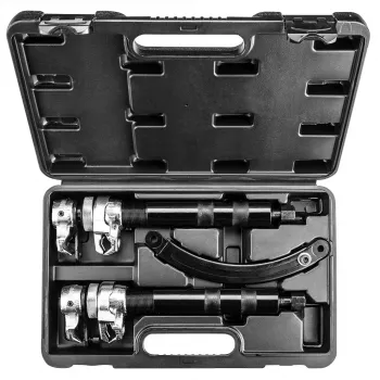 NEO TOOLS TOP-11-796 csavarrugó-feszítő készlet, 2 részes, 370 mm, 1200 kg kapacitás, kovácsolt kampók, fekete oxid