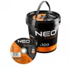 NEO TOOLS vágótárcsák 41A 60 S BF - 125x1,0x22,23 mm ACÉL/INOX, 100 darab vödörben