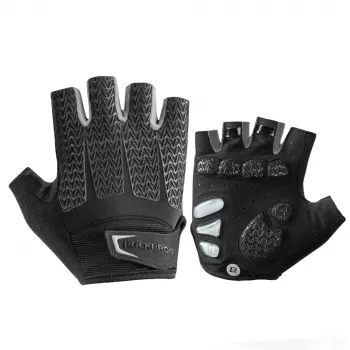 Rockbros S169BGR XL kerékpáros kesztyű gélbetétekkel - szürke