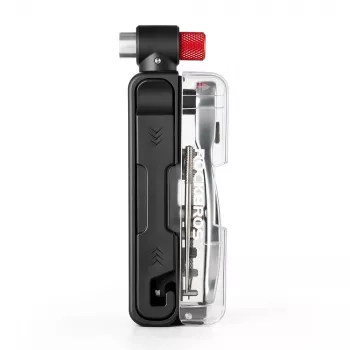 ROCKBROS kerékpár szerszámkészlet multitool CO2 felfújóval és racsnival - fekete