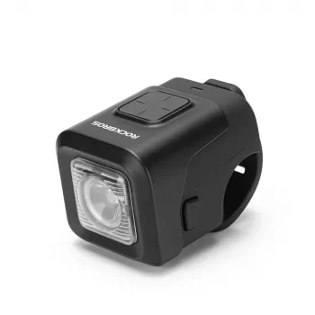 ROCKBROS SKL01 első kerékpárlámpa elektromos csengővel 450 lm 120 dB USB-C fekete