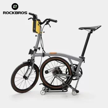 Rockbros AS-162 vízálló kormánytáska palackokhoz - sárga