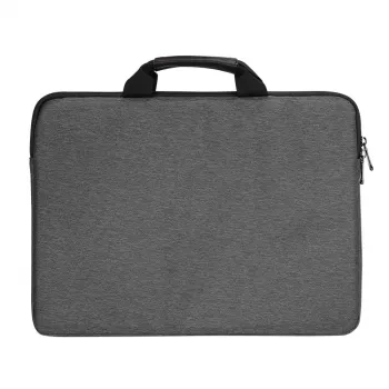 Wozinsky WTL-15 15,6 inch laptoptáska fogantyúval és fém cipzárral - szürke